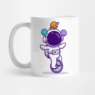 Astronaut Unicycle Mug